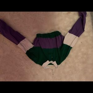 cropped collared shirt